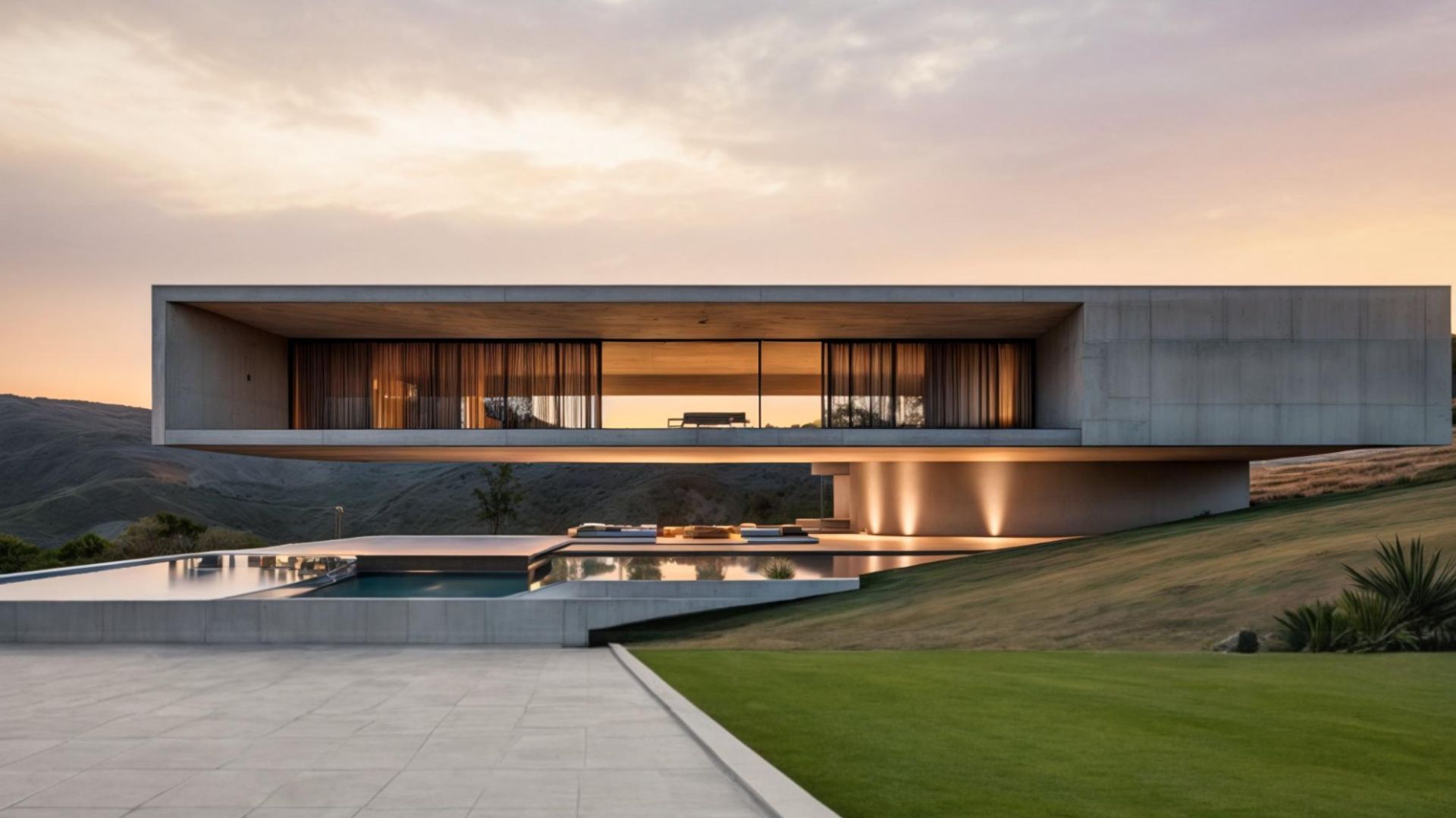 Residência Horizonte em Garopaba-SC. Casa de luxo com design contemporâneo, vista para o mar e natureza exuberante.