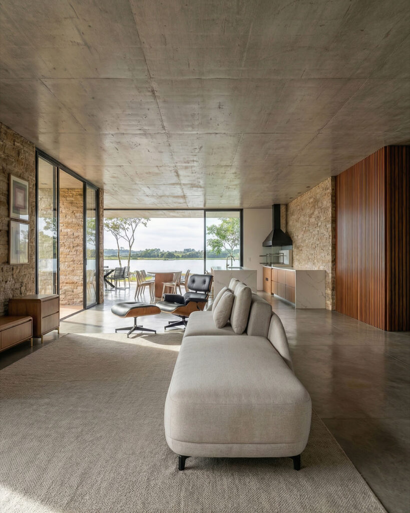 Residência de alto padrão em Uruaçu, Goiás, projeto do escritório Raphael Davila Arquitetura.